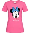 Жіноча футболка Nadia minnie mouse Яскраво-рожевий фото