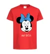 Детская футболка Nadia minnie mouse Красный фото