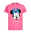 Дитяча футболка Natasha minnie mouse Яскраво-рожевий фото