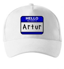 Кепка Hello my name is Artur