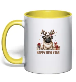 Чашка з кольоровою ручкою