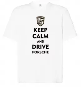 Футболка Оверсайз Keep Calm And Say Cheese Белый фото