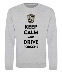 Свитшот Keep calm and drive Porsche Свитшот Keep calm and drive Porsche