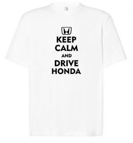 Футболка Оверсайз Keep calm and drive Honda