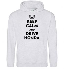Женская толстовка (худи) Keep calm and drive Honda