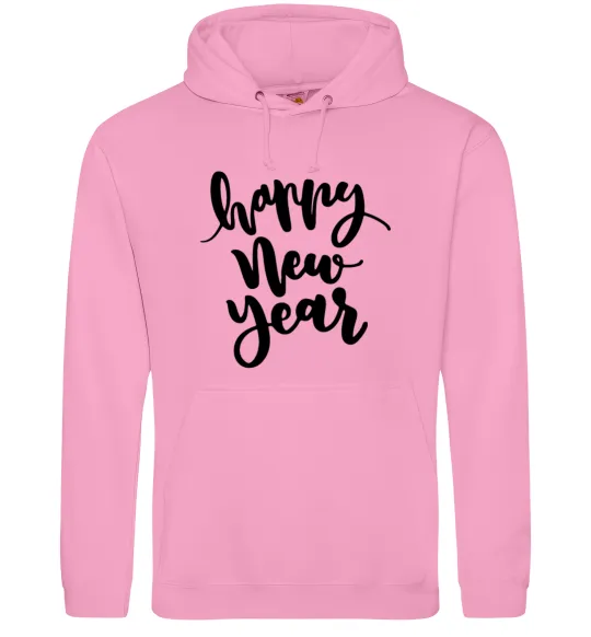 Мужская толстовка (худи) Happy New Year Curvy Розовый фото