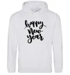 Жіноча толстовка (худі) Happy New Year Curvy Сірий меланж фото