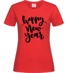 Женская футболка Happy New Year Curvy