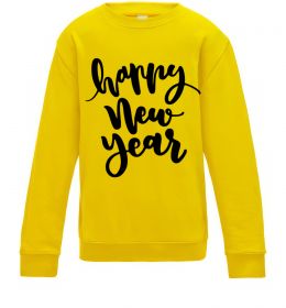 Дитячий світшот Happy New Year Curvy