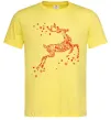 Чоловіча футболка New Year Red Deer Лимонний фото