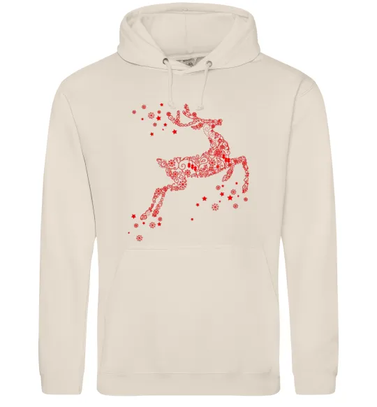Чоловіча толстовка (худі) New Year Red Deer Таш фото