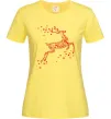 Жіноча футболка New Year Red Deer Лимонний Жіноча футболка New Year Red Deer Лимонний фото