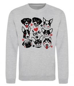 Світшот I love dog