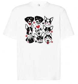 Футболка Оверсайз I love dog Футболка Оверсайз I love dog