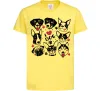 Дитяча футболка I love dog Лимонний Дитяча футболка I love dog Лимонний фото
