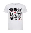 Детская футболка I love dog Белый фото