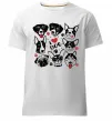 Чоловіча преміум футболка I love dog Білий фото