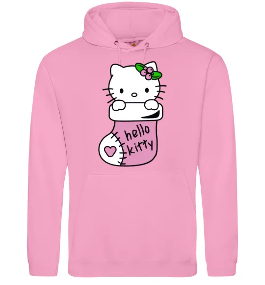 Жіноча толстовка (худі) New Year Hello Kitty Рожевий фото
