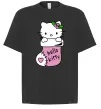 Футболка Оверсайз New Year Hello Kitty Чорний фото