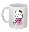 Чашка керамічна New Year Hello Kitty Білий фото