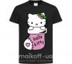 Детская футболка New Year Hello Kitty Черный фото