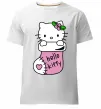 Чоловіча преміум футболка New Year Hello Kitty Білий фото