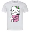 Чоловіча футболка New Year Hello Kitty Білий Чоловіча футболка New Year Hello Kitty Білий фото