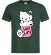 Чоловіча футболка New Year Hello Kitty Темно-зелений Чоловіча футболка New Year Hello Kitty Темно-зелений фото