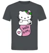 Чоловіча футболка New Year Hello Kitty Графіт Чоловіча футболка New Year Hello Kitty Графіт фото