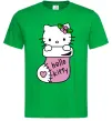 Чоловіча футболка New Year Hello Kitty Зелений Чоловіча футболка New Year Hello Kitty Зелений фото