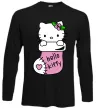Лонгслів New Year Hello Kitty Чорний фото