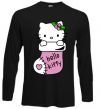 Реглан New Year Hello Kitty Черный фото