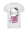 Дитяча футболка New Year Hello Kitty Білий фото