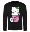 Свитшот New Year Hello Kitty Черный фото