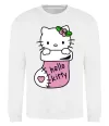 Світшот New Year Hello Kitty Білий фото