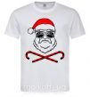 Мужская футболка Дед Мороз хохо swag Белый фото