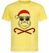 Мужская футболка Дед Мороз хохо swag Лимонный фото