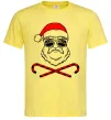 Мужская футболка Дід Мороз хохо swag Лимонный фото