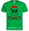 Чоловіча футболка Дед Мороз хохо swag Зелений фото