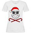 Женская футболка Дед Мороз хохо swag Белый фото