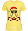 Женская футболка Дед Мороз хохо swag Лимонный фото