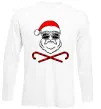 Лонгслів Дід Мороз хохо swag Білий фото