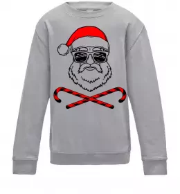 Детский Свитшот Санта танцює Лаймовый фото