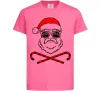 Детская футболка Дід Мороз хохо swag Ярко-розовый Детская футболка Дід Мороз хохо swag Ярко-розовый фото