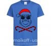 Дитяча футболка Дед Мороз хохо swag Яскраво-синій фото