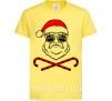 Дитяча футболка Дед Мороз хохо swag Лимонний фото