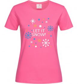 Жіноча футболка Let it snow Жіноча футболка Let it snow