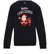 Дитячий світшот Merry Christmas Чорний Дитячий світшот Merry Christmas Чорний фото