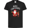 Дитяча футболка Merry Christmas Чорний фото