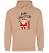 Чоловіча толстовка (худі) Merry Christmas Пісочний Чоловіча толстовка (худі) Merry Christmas Пісочний фото